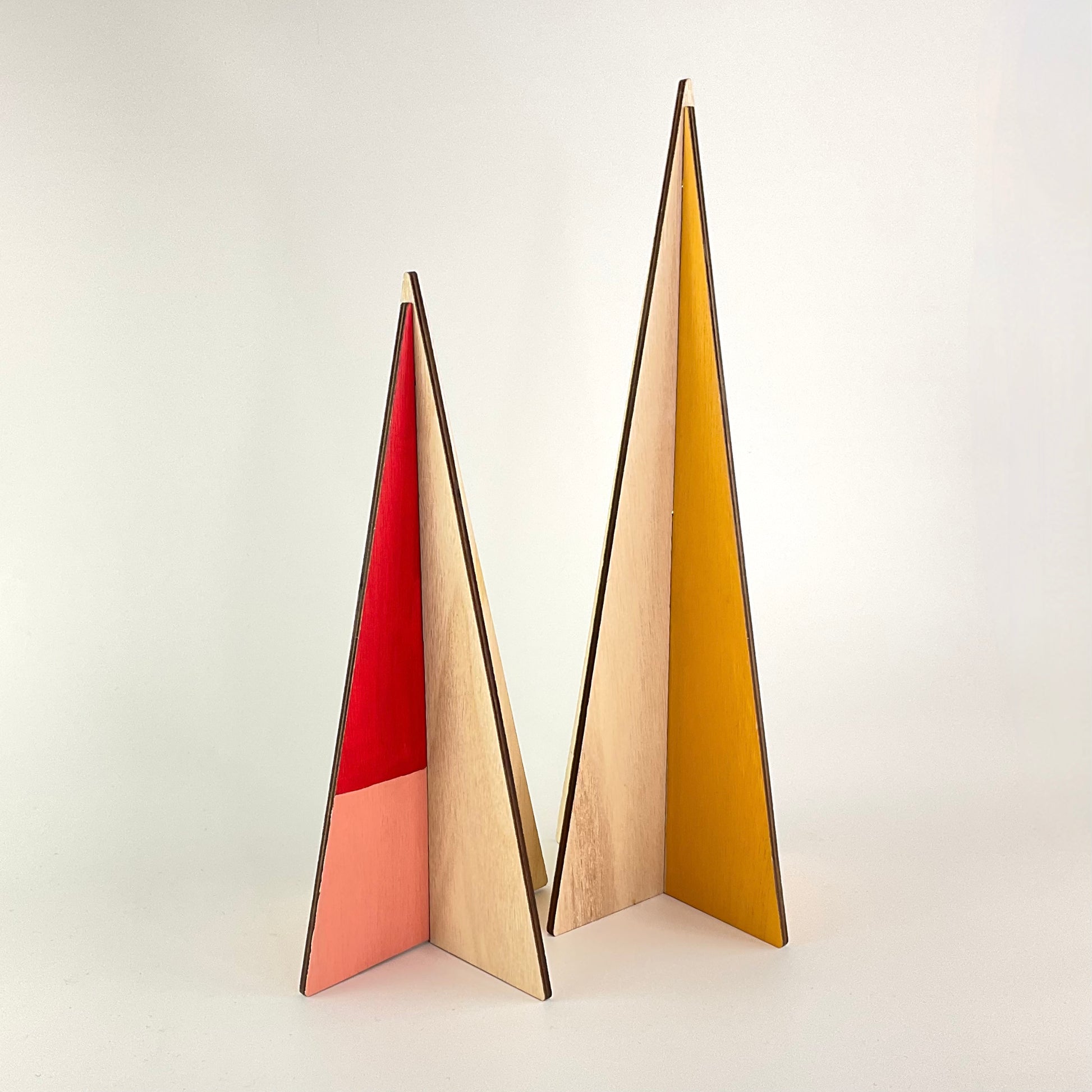 Color Block Trees-Löv Flowers