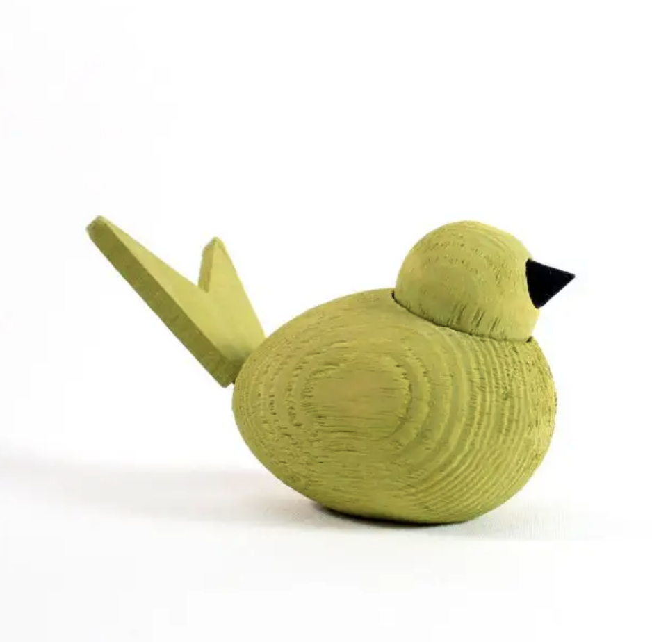 Swedish Wooden Birds-Löv Flowers