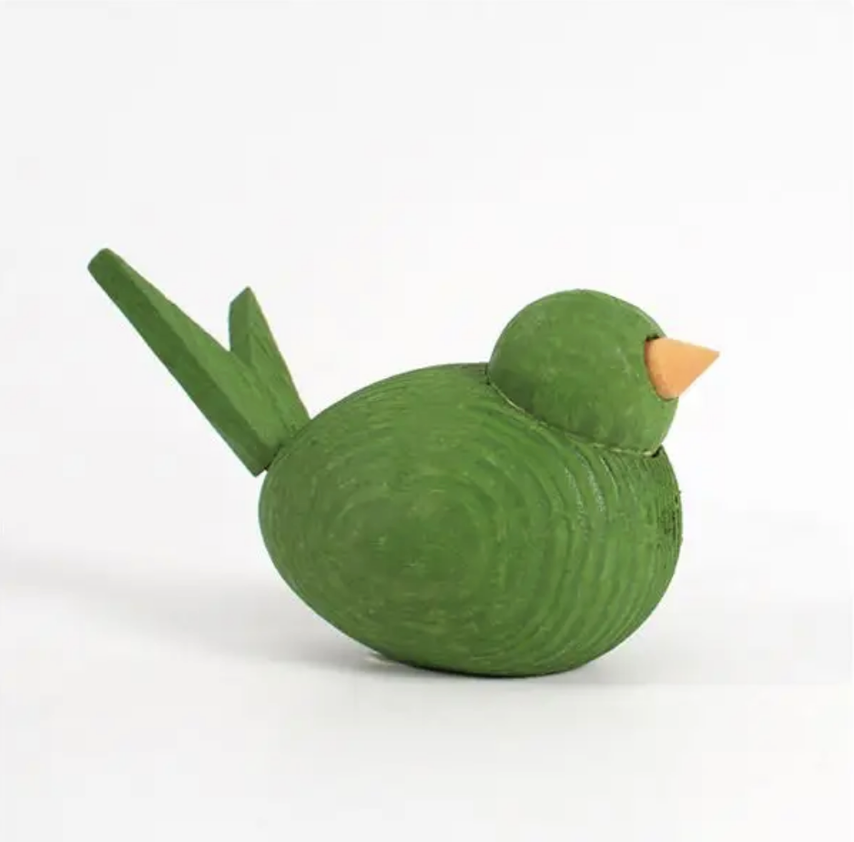 Swedish Wooden Birds-Löv Flowers