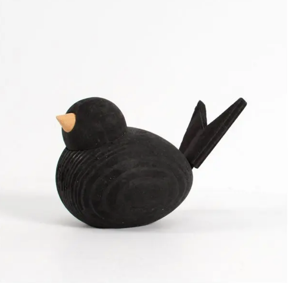 Swedish Wooden Birds-Löv Flowers