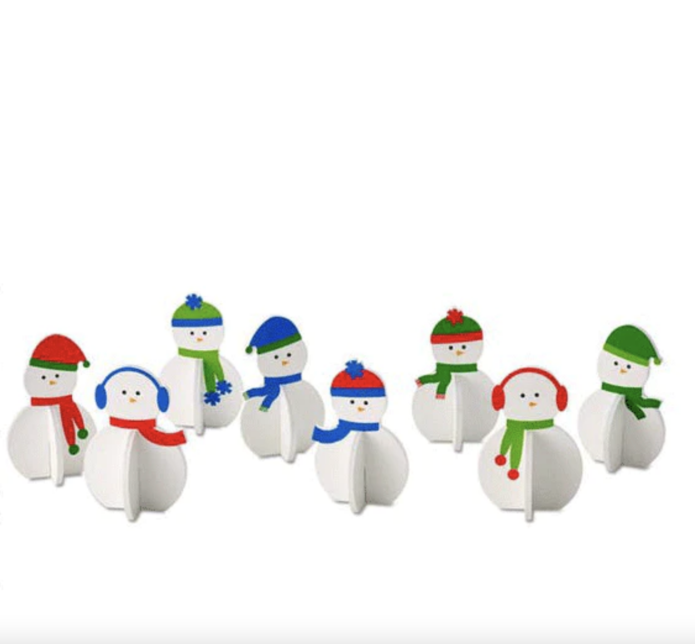 Snowflakes the Snowmen | Set of 8-Löv Flowers