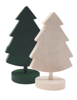 Wooden Tree-Löv Flowers