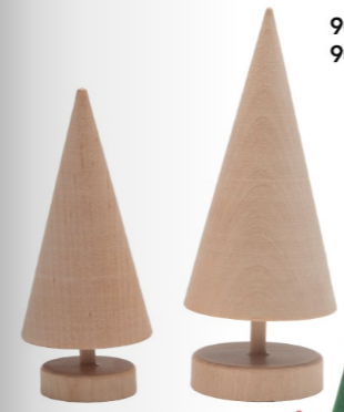 Wood Cone Tree-Löv Flowers