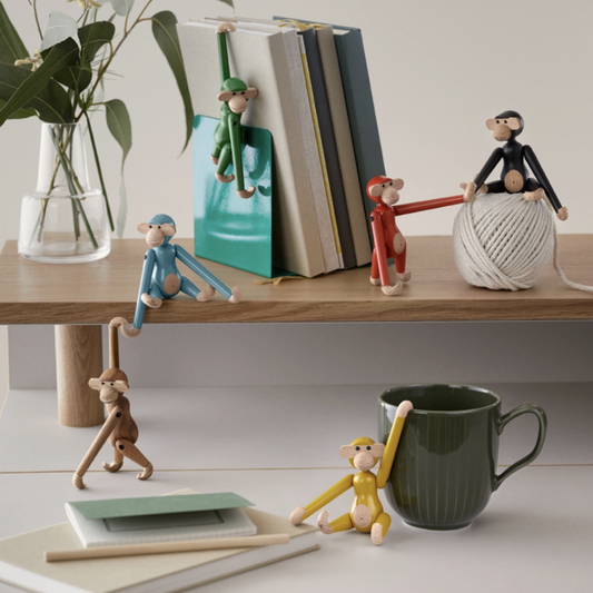 Wooden Monkeys by Kay Bojesen-Löv Flowers