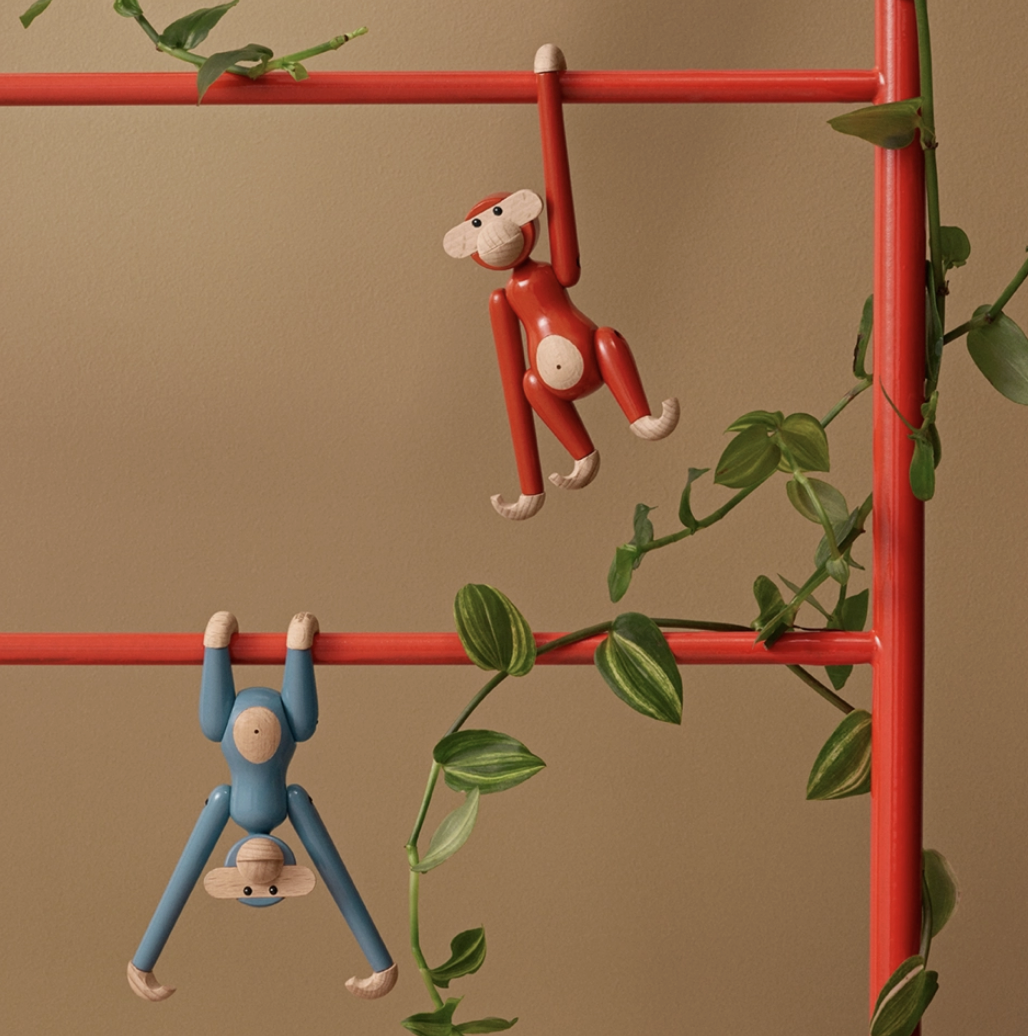 Wooden Monkeys by Kay Bojesen-Löv Flowers