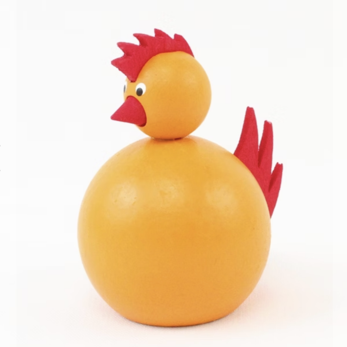 Painted Wooden Chicken-Löv Flowers