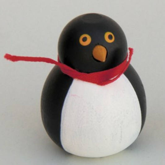 Wooden Penguins-Löv Flowers