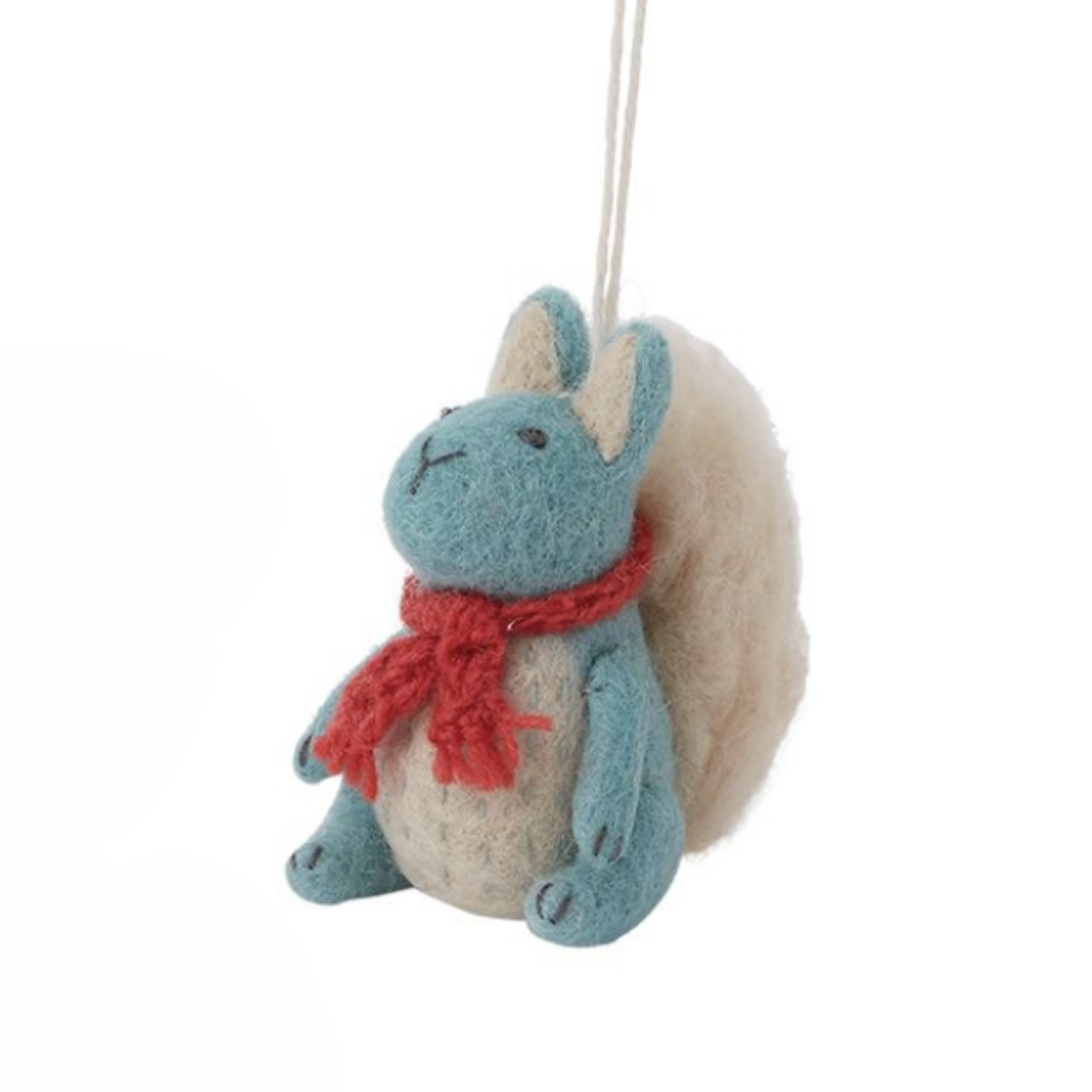 Be Merry Woodland Felt Ornaments-Löv Flowers