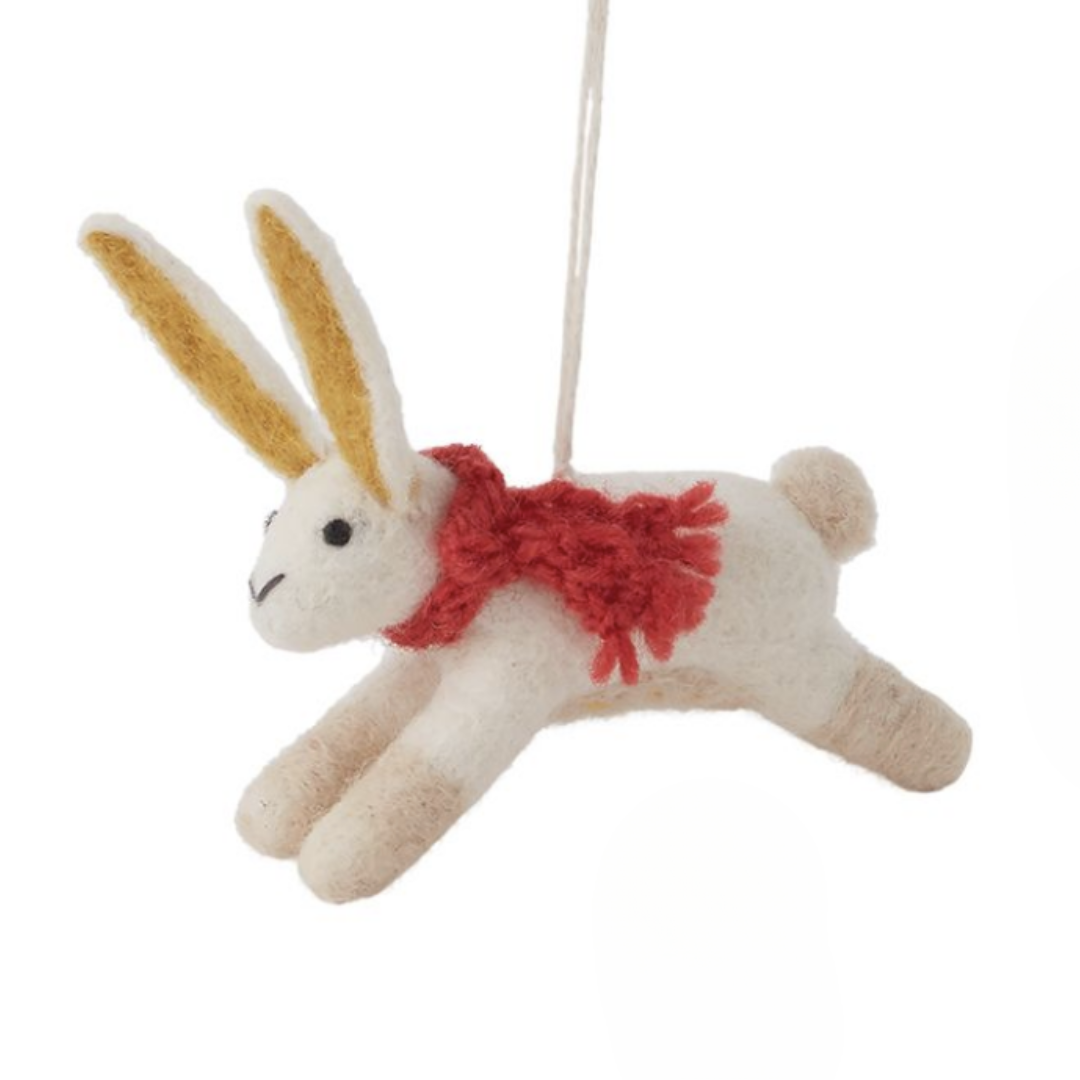 Be Merry Woodland Felt Ornaments-Löv Flowers