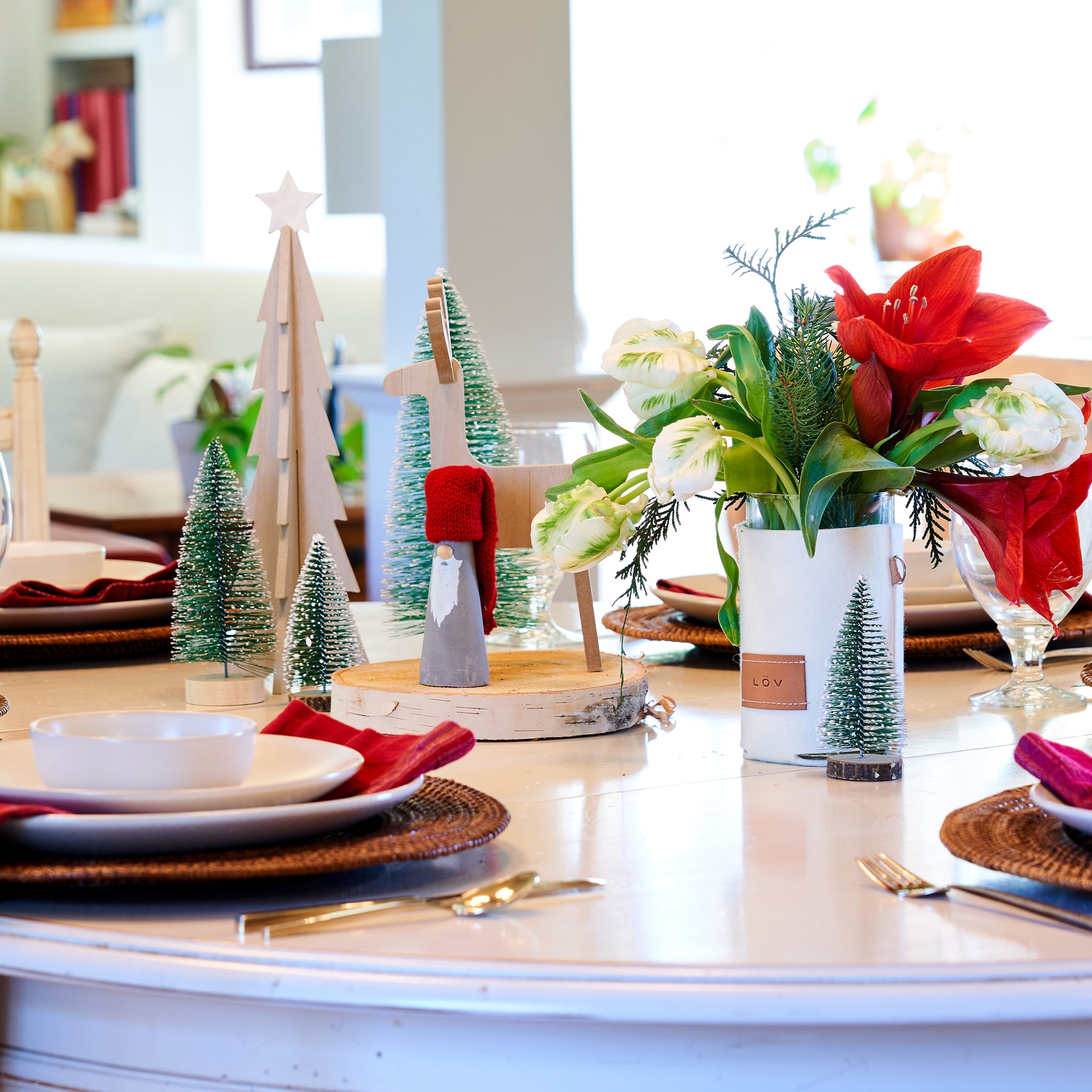 Beanie Claus-Löv Flowers