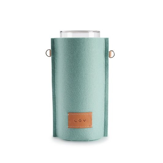 Älska Vase | Glacier-Älska Vase-Löv Flowers