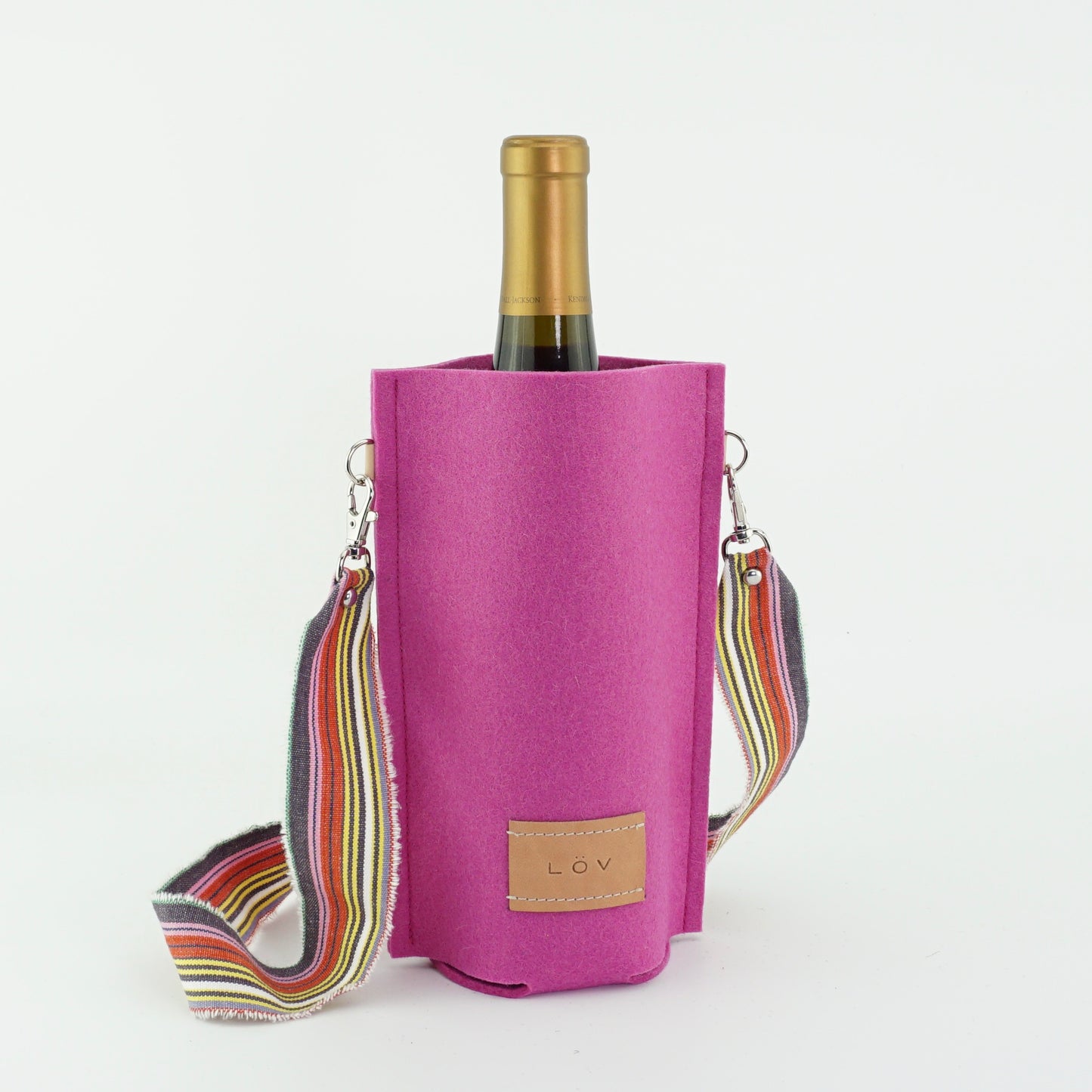 Wine Cozy | Fuschia-Löv Flowers