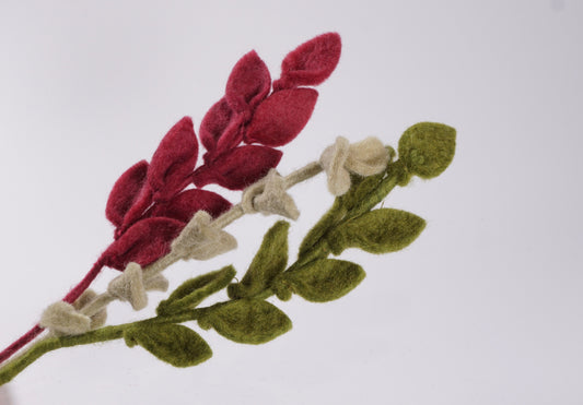 Felt Leaf Branches-Löv Flowers