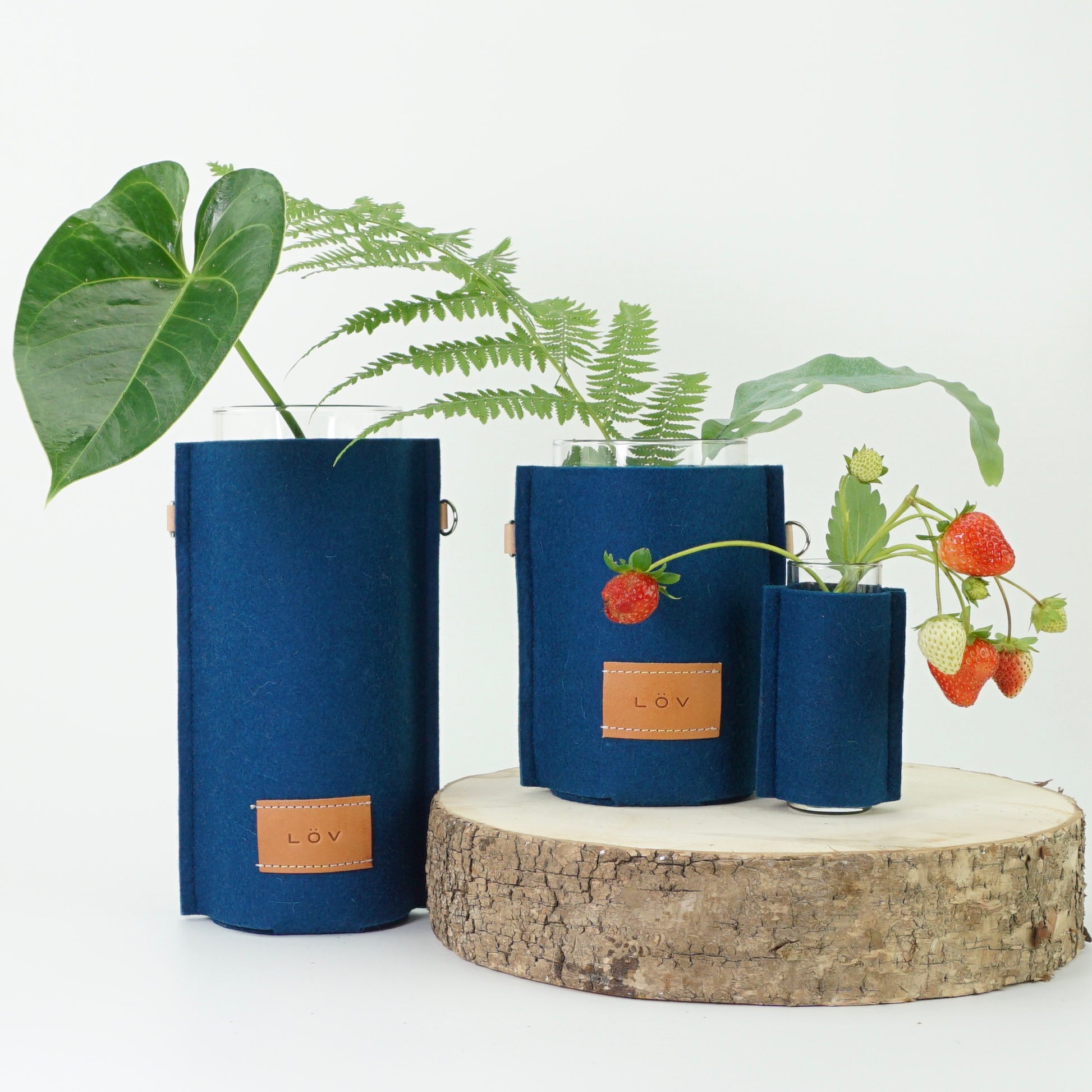 Älska Vase | Fjord-Älska Vase-Löv Flowers