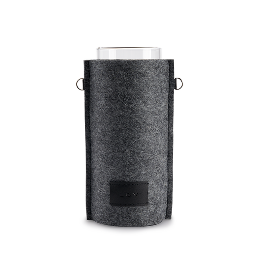 Älska Vase | Slate-Älska Vase-Löv Flowers