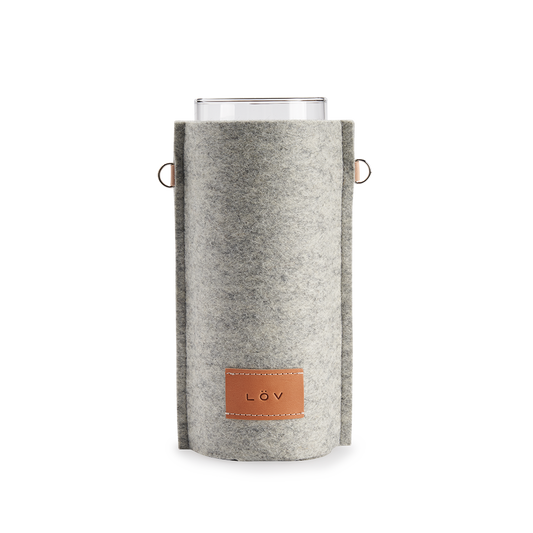 Älska Vase | Basalt-Älska Vase-Löv Flowers