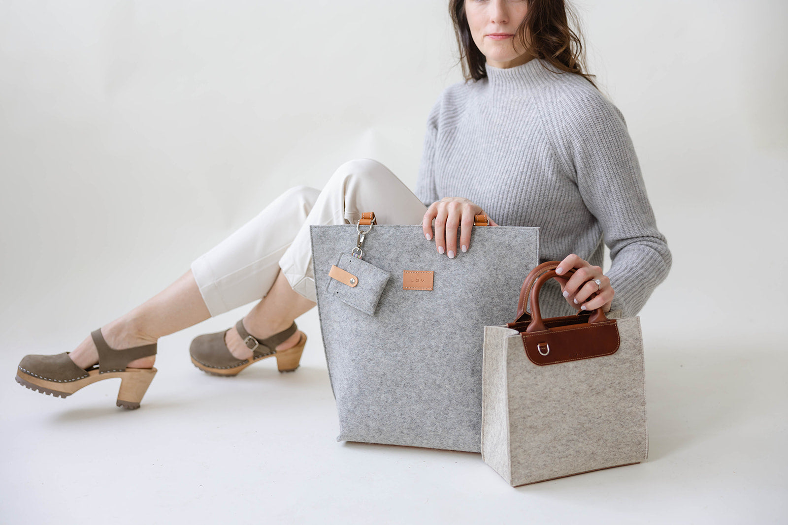 Torsby Tote | Basalt-Torsby Tote-Löv Flowers