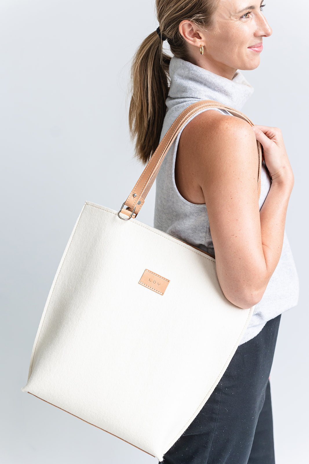 Torsby Tote | Natural-Torsby Tote-Löv Flowers