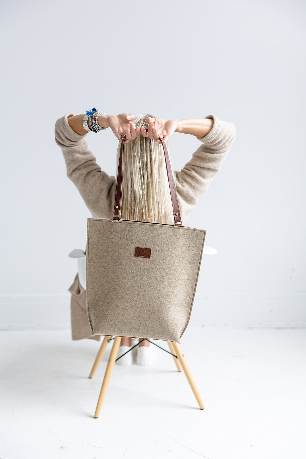 Torsby Tote | Pebble-Torsby Tote-Löv Flowers