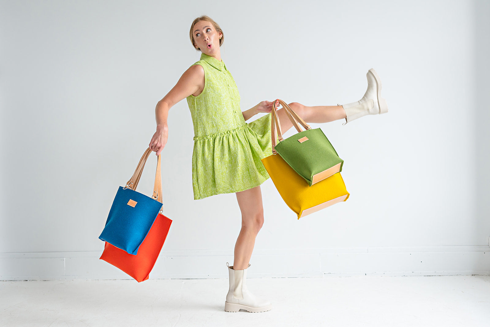 Torsby Petite | Moss-Torsby Tote Petite-Löv Flowers