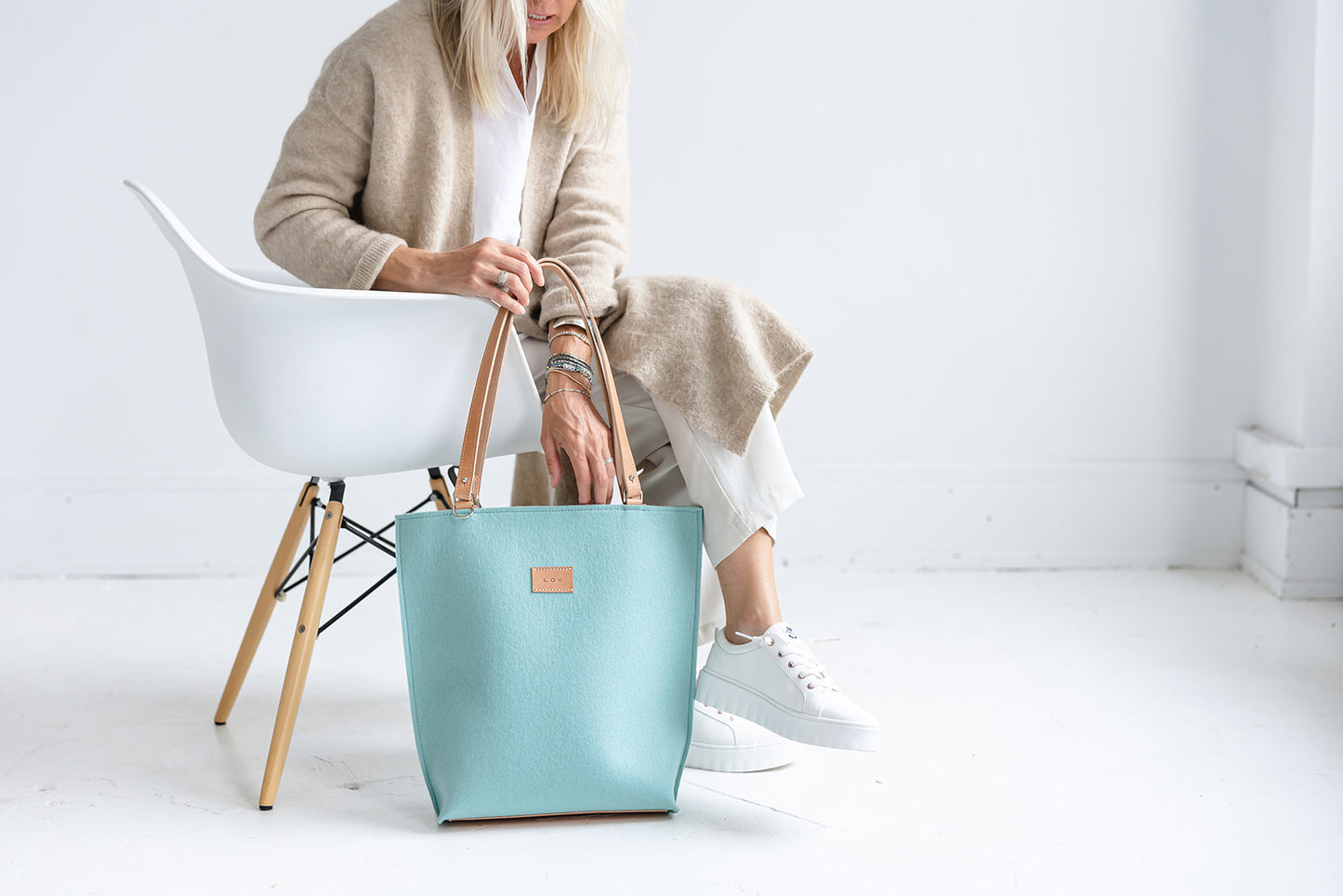 Torsby Tote | Glacier-Torsby Tote-Löv Flowers