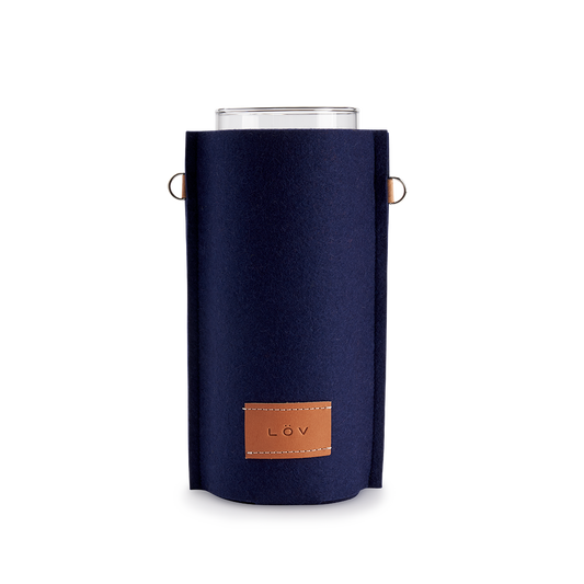 Älska Vase | Blu-Älska Vase-Löv Flowers