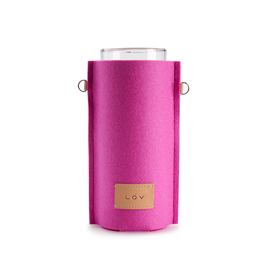 Älska Vase | Fuschia-Älska Vase-Löv Flowers