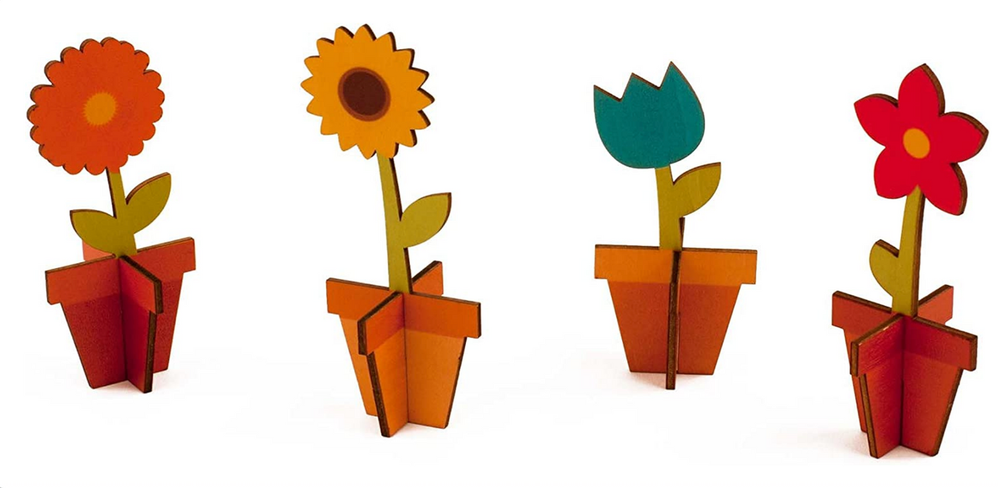 Bloom Decorations - Set of 4-Löv Flowers
