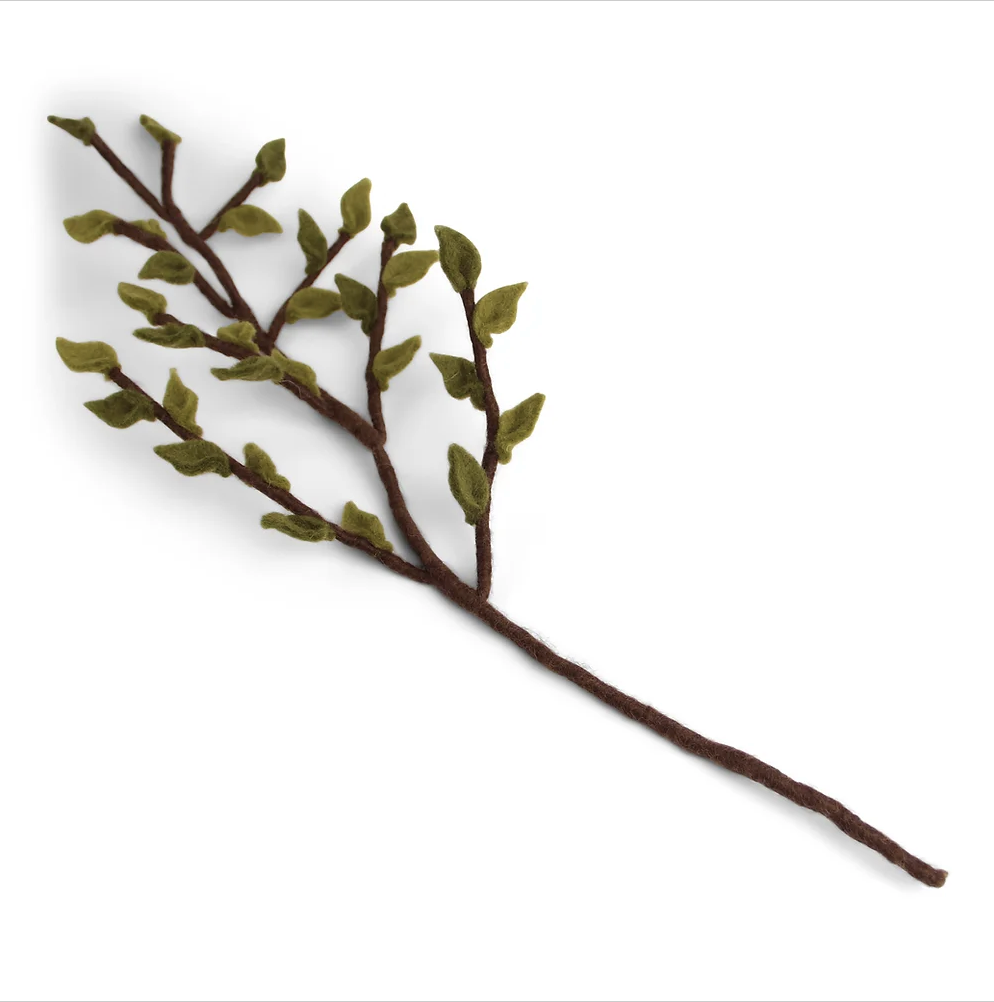 Felt Branches-Löv Flowers