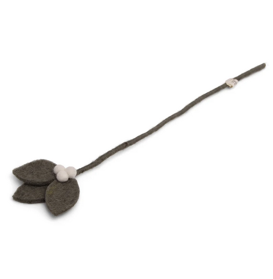 Felt Leaf & Berry Stems-Löv Flowers
