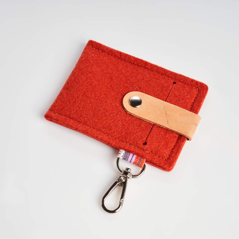 Häbo Wallet | Terracotta-Löv Flowers