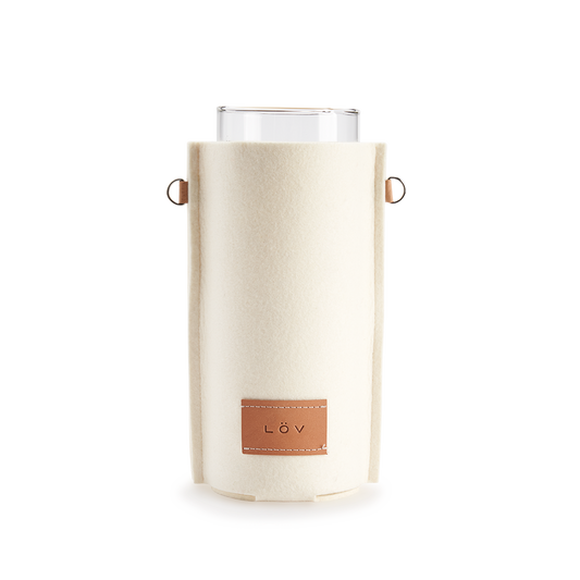 Älska Vase | Natural-Älska Vase-Löv Flowers