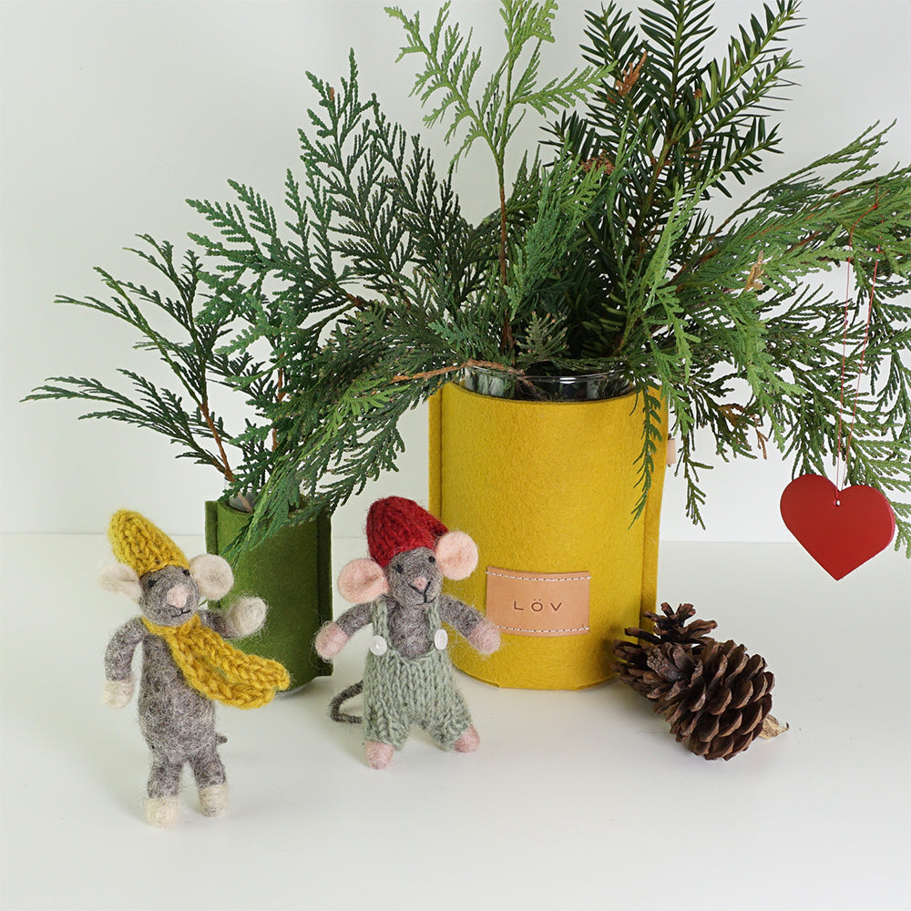 Felted Mice | Gry-Löv Flowers