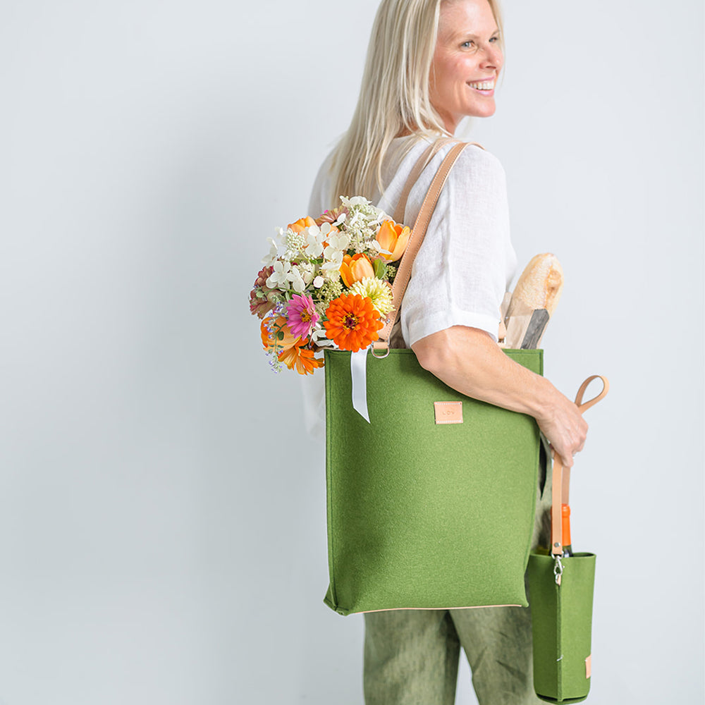 Torsby Tote | Moss-Torsby Tote-Löv Flowers
