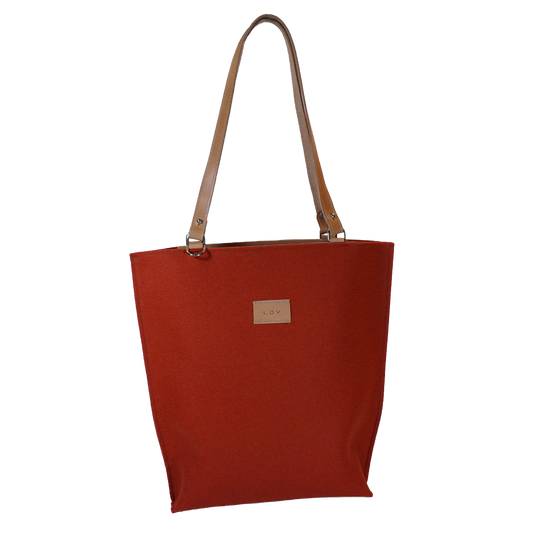 Torsby Tote | Terracotta-Torsby Tote-Löv Flowers