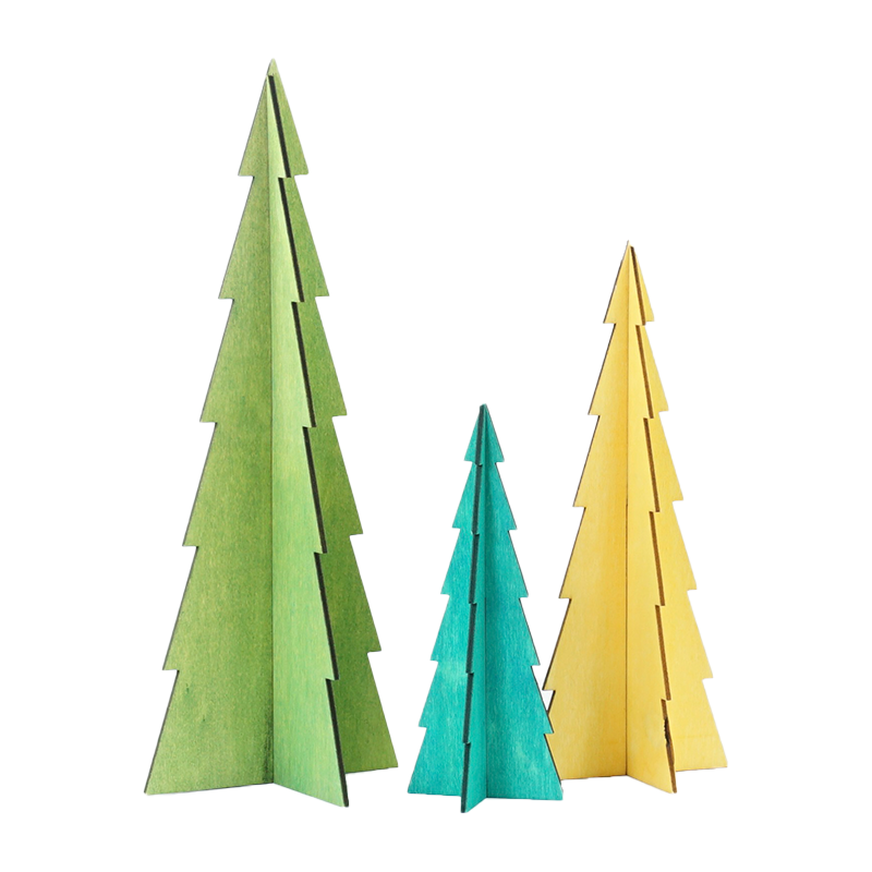 Tannenbaum Trees | Greens & Yellow-Löv Flowers