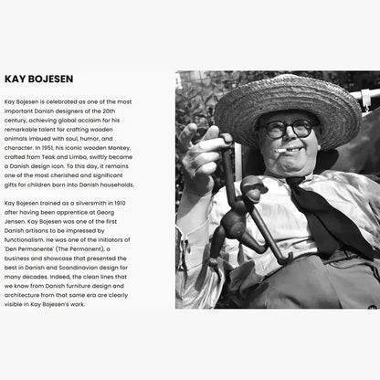 Kay Bojesen | Santa Claus w/ Sack & Cane-Löv Flowers