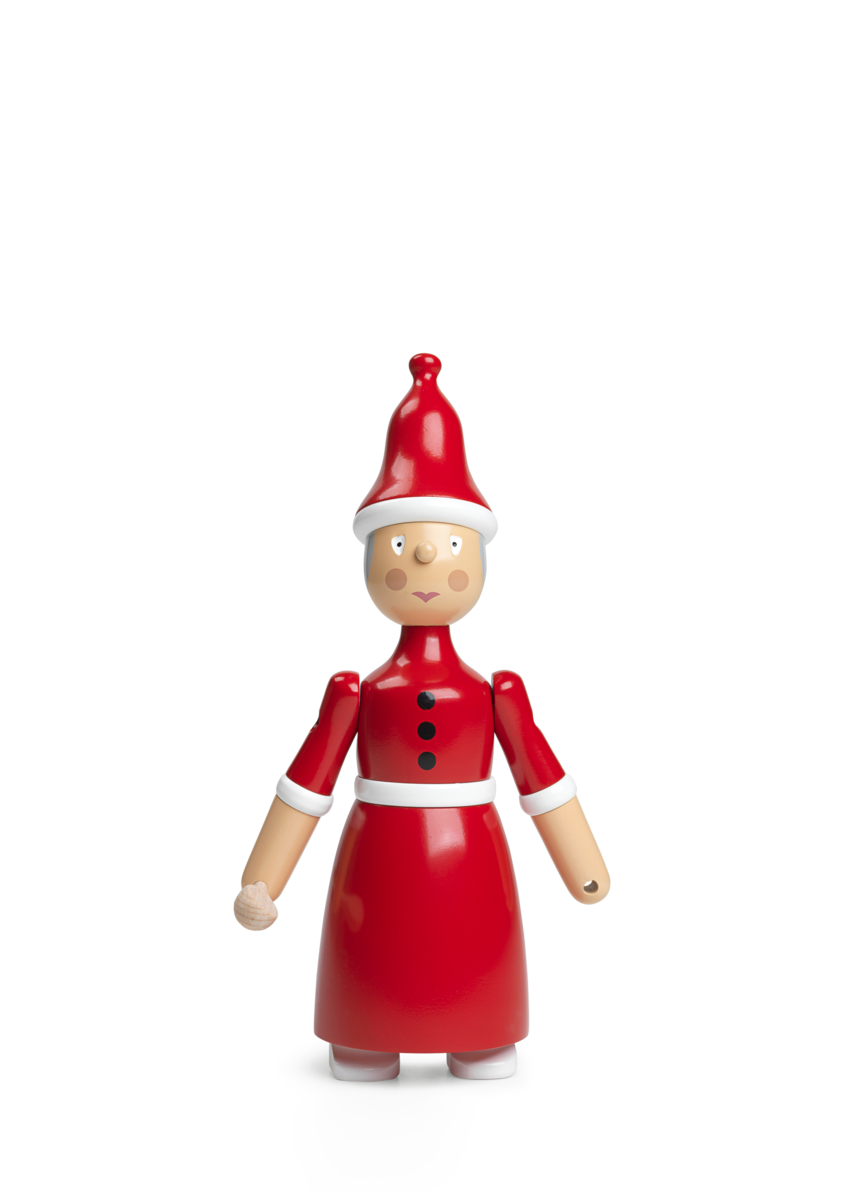 Kay Bojesen | Mrs. Claus w/Mixing Spoon-Löv Flowers