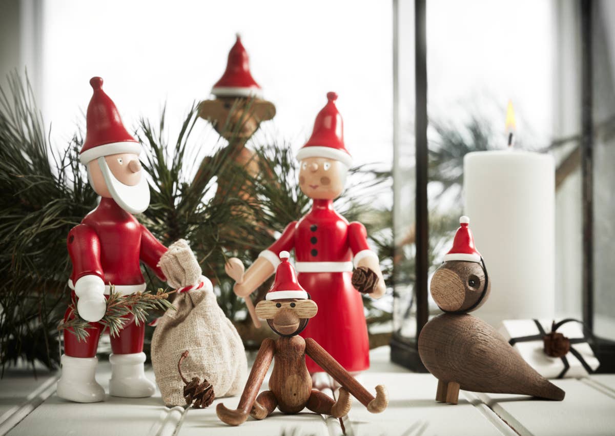 Kay Bojesen | Mrs. Claus w/Mixing Spoon-Löv Flowers