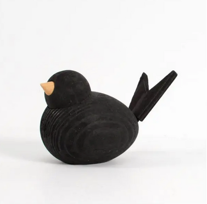 Swedish Wooden Birds-Löv Flowers