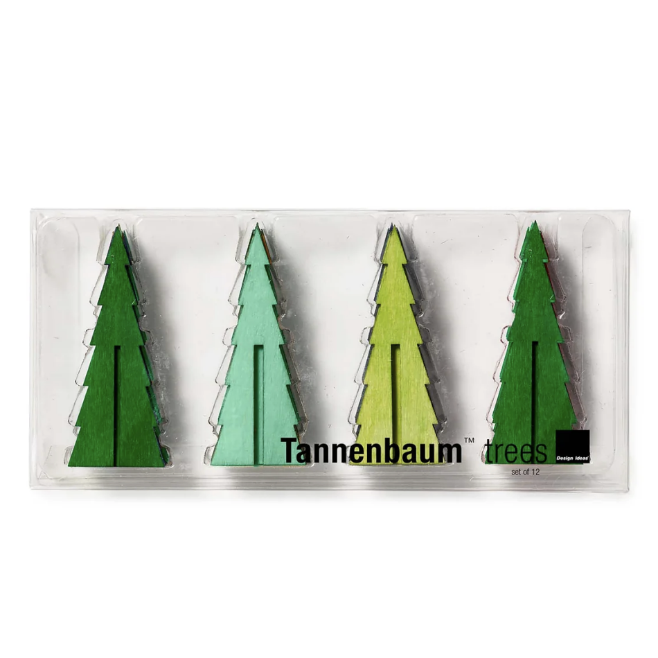 Tannenbaum Itty Trees (3 inches - Set of 8)-Löv Flowers