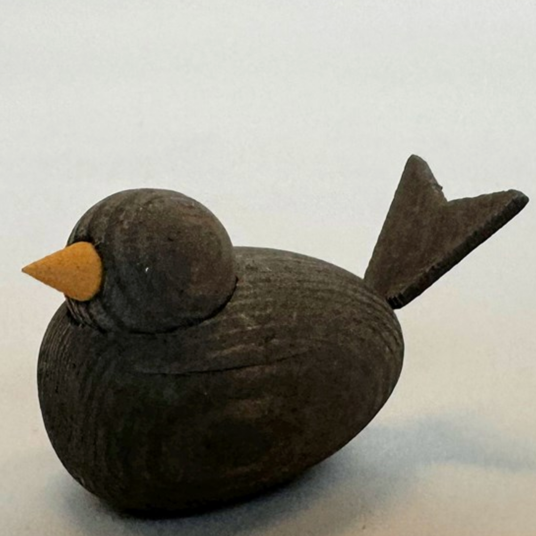 Swedish Wooden Birds-Löv Flowers