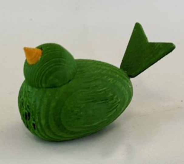 Swedish Wooden Birds-Löv Flowers