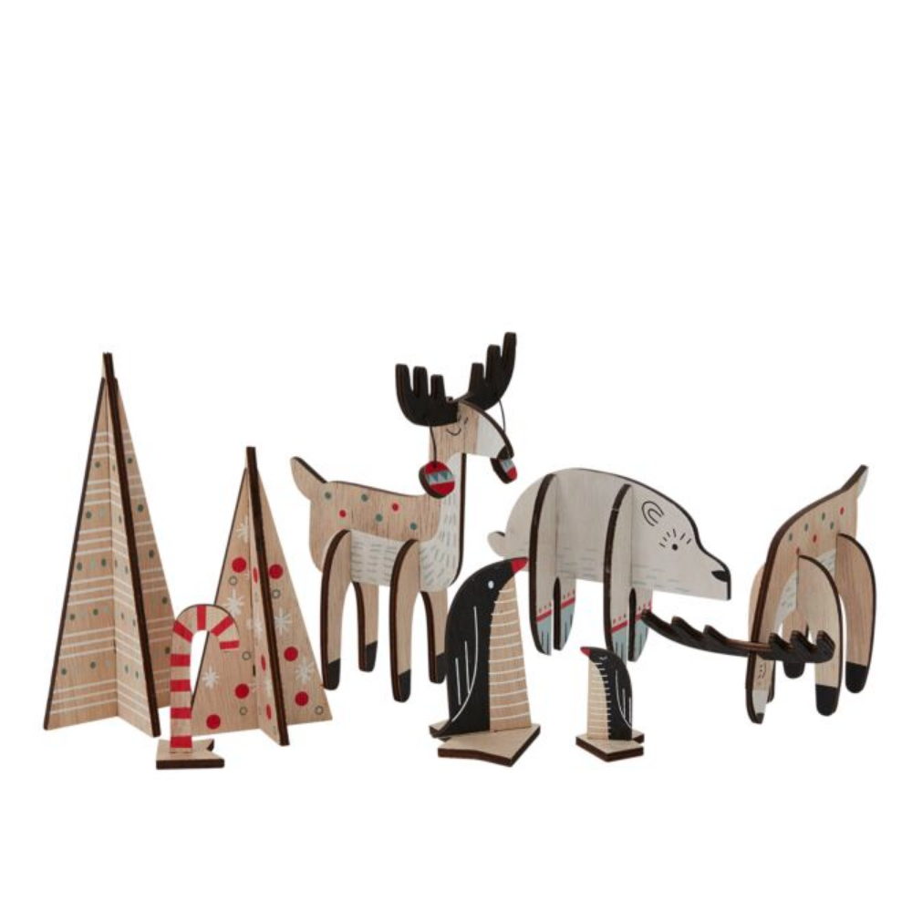 Arctic Woodland Scene-Löv Flowers