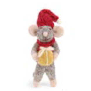 Felted Mice Ornaments-Löv Flowers