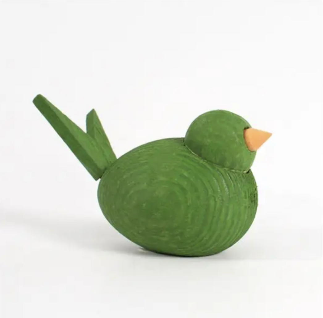 Swedish Wooden Birds-Löv Flowers