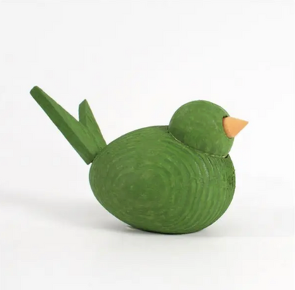 Swedish Wooden Birds-Löv Flowers