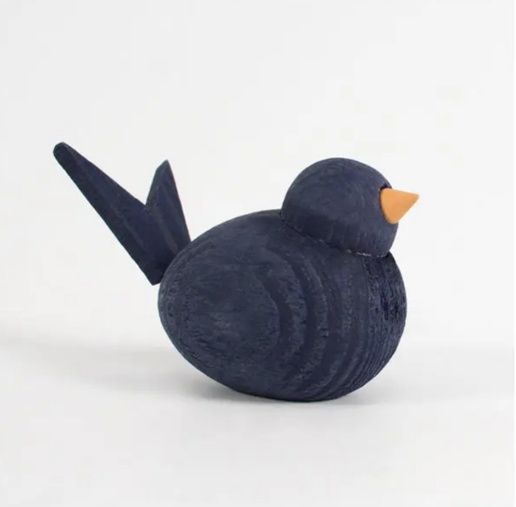 Swedish Wooden Birds-Löv Flowers