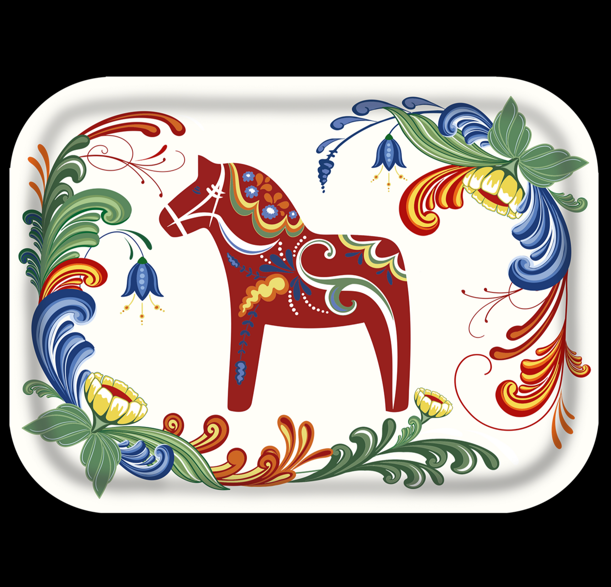 Swedish Trays-Löv Flowers
