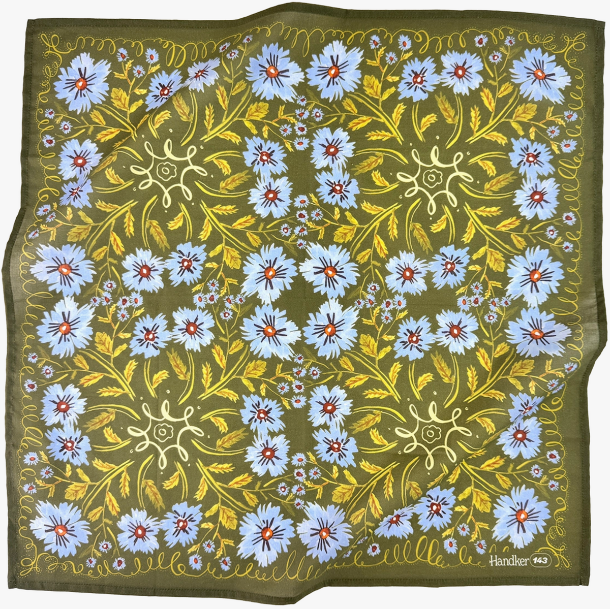Scandi Bandanas-Löv Flowers